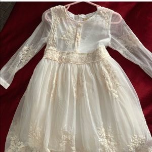 Dress and flower headband